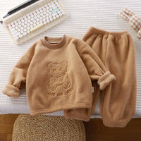 Boys And Girls Thermal Pajamas Suit