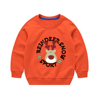 Children's Sweater Korean Style Sweatshirt Boys' Round Neck