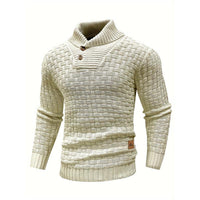 Men's Casual Plaid High-elasticity Sweater