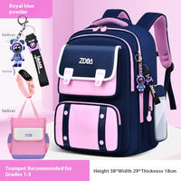 Schoolbag Boy Elementary School Students Three Four To Six Grade