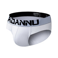 Cotton Men's Solid Color Panties Stretch