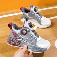 Childrens Sports Shoes With A Rotating Buckle For Spring And Autumn