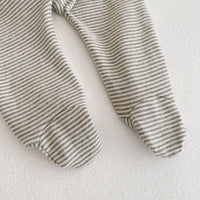 Children's Men's And Women's Striped Long-sleeve Jumpsuit
