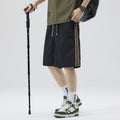 Side Ribbon Striped Quick-dry Casual Shorts Men