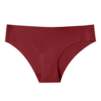 Simple Cotton Crotch Breathable Ice Silk Seamless One-piece Low Waist Briefs