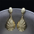 New Style Silver Needle Earrings Womens Water-drop Shape