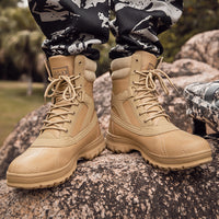 Thick-Soled High-Top Platform Shoes Fashion Personality Trend Outdoor Leather Boots Men