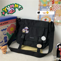 Dark Black Functional Bag Ins Retro Tooling Messenger