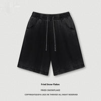 Heavy Drawstring Leisure Sports Pants Fashion Brand Retro Reverse Bottom Fried Fifth