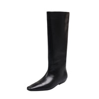 Women's Chunky Heel Straight Boots