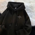 Hooded Pullover Sweatshirt Loose-fitting Casual Top