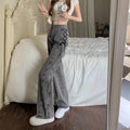 SpringSummer New Straight Loose All-matching Slimming Wide-leg Pants