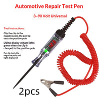 LED Test Light Car Digital Display Car Test Pen