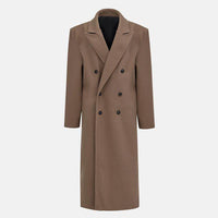 Autumn And Winter Temperament Commute Suit Collar Long Woolen Coat