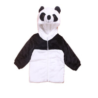Two piece panda plush cotton suit
