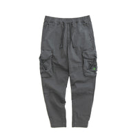Workwear men's multi-pocket pants elastic waist
