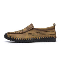 Breathable And Lightweight Outdoor Hiking Hollow Out Men's Shoes Handmade Large Casual Shoes