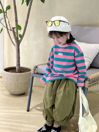 Boys And Girls Long Sleeve Bottoming Shirt