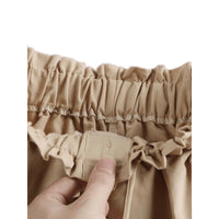 Women's Cotton-linen Utility Skirt With Pockets
