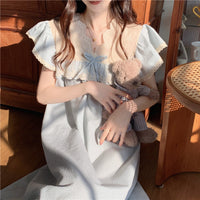 Pajamas Women's Short-sleeved Princess-style Nightdress Home Wear