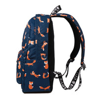 Fox print style backpack