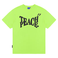 Foam Letter Short Sleeve Loose Couple Casual T-shirt