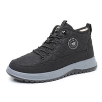 Fleece-lined, Insulated Snow Boots With A Thick Sole And Round Toecasual Athletic Shoes