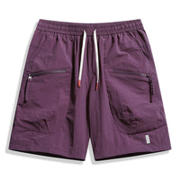 3D Large Pocket Sports Outdoor Ice Silk Men's Five-inch Shorts