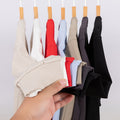 Drop Shoulder Sweater Water Soft Cotton Round Neck Solid Color Men And Women