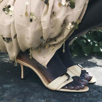 Womens Stylish And Elegant Mid-heel Sandals For Outdoor Wear