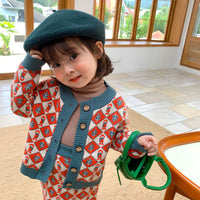 Girls western style diamond suit
