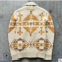 European And American Fashion Brocade Sweater Long Sleeve Plus Size Knitwear Coat Top