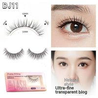 Eyelash Peak Natural False Eyelashes Sheer Root One-pair Package