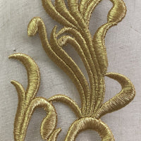 Net yarn embroidery collar patch