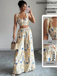 Women's Arrival Printed Camisole Set For Summer