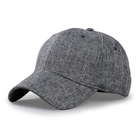 Men's Sunhat Baseball Breathable Hemp Peaked Cap