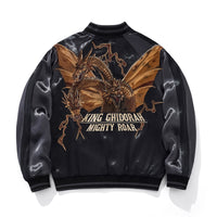 Mens Loose Fit Polyester Embroidered Chinese Style Jacket