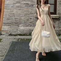 Summer Beach Vibe Ruffle-Trimmed Dress