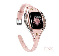 Handmade vintage metal bracelet fashion leather strap