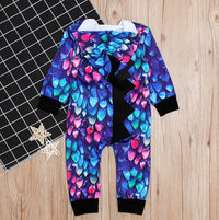 Dinosaur Hooded Long Sleeve Jumpsuit
