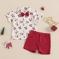 Short-sleeved Shirt And Shorts Two-piece Suit