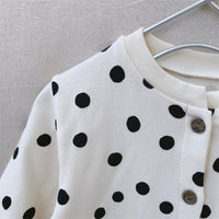 Polka Dot Climbing Suit Baby One-piece Long Sleeve