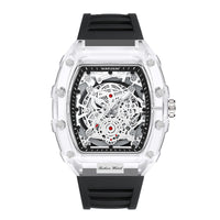Wholesale Fashionable Transparent Mens Watches Waterproof Timepieces