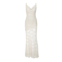 Slim-fit Strap Lace Dress Women's Clothing