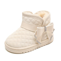 Girls' Snow Boots Fleece-lined Thick Waterproof
