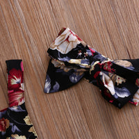 Floral one-piece romper