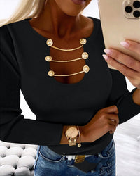 New Fashion Zipper Twist Wool Top