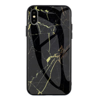 Marbled glass shell S10 protective cover