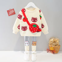 Baby Girl's Western Style Autumn Suit