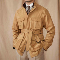 Business Commute Casual Suede Warm Men's Vintage Jacket